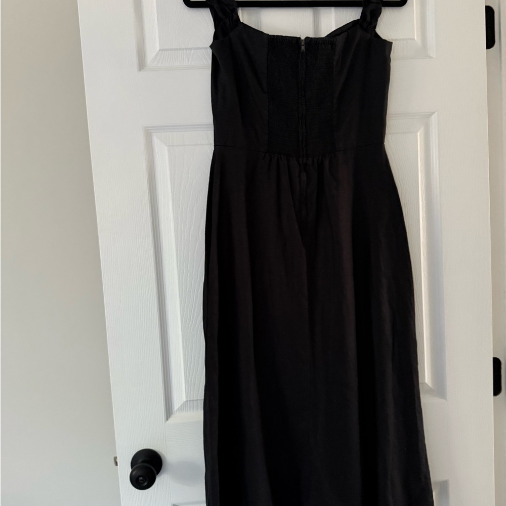Reformation Black Midi Dress - Picture 4 of 6